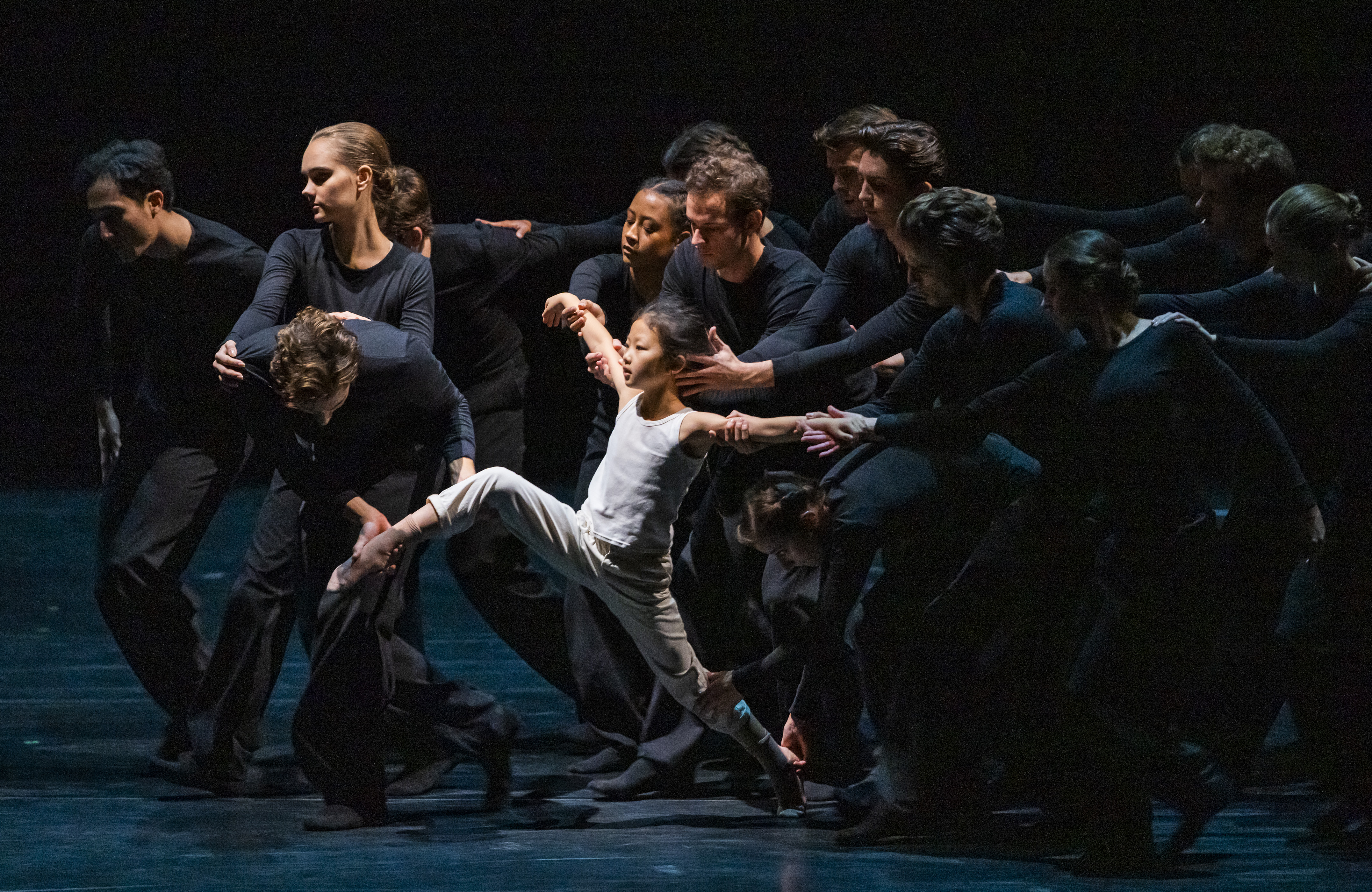 A scene from the Royal Ballet production, Light of Passage.